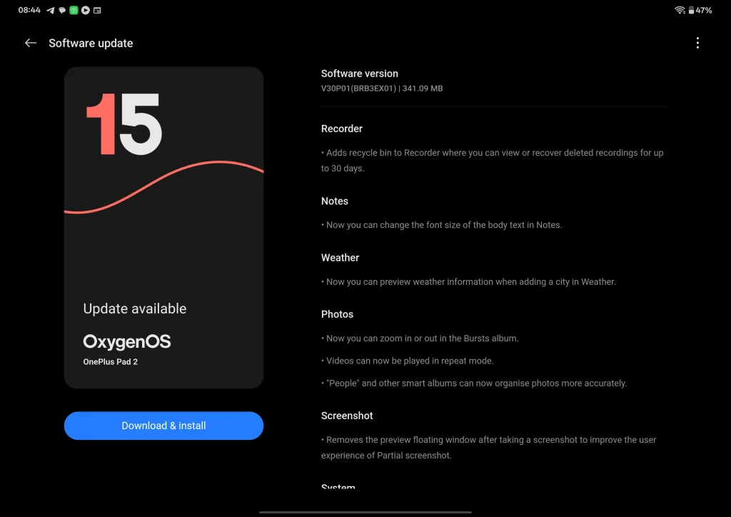 OnePlus Pad 2 Gets OxygenOS 15 Update: AI Reply & More!