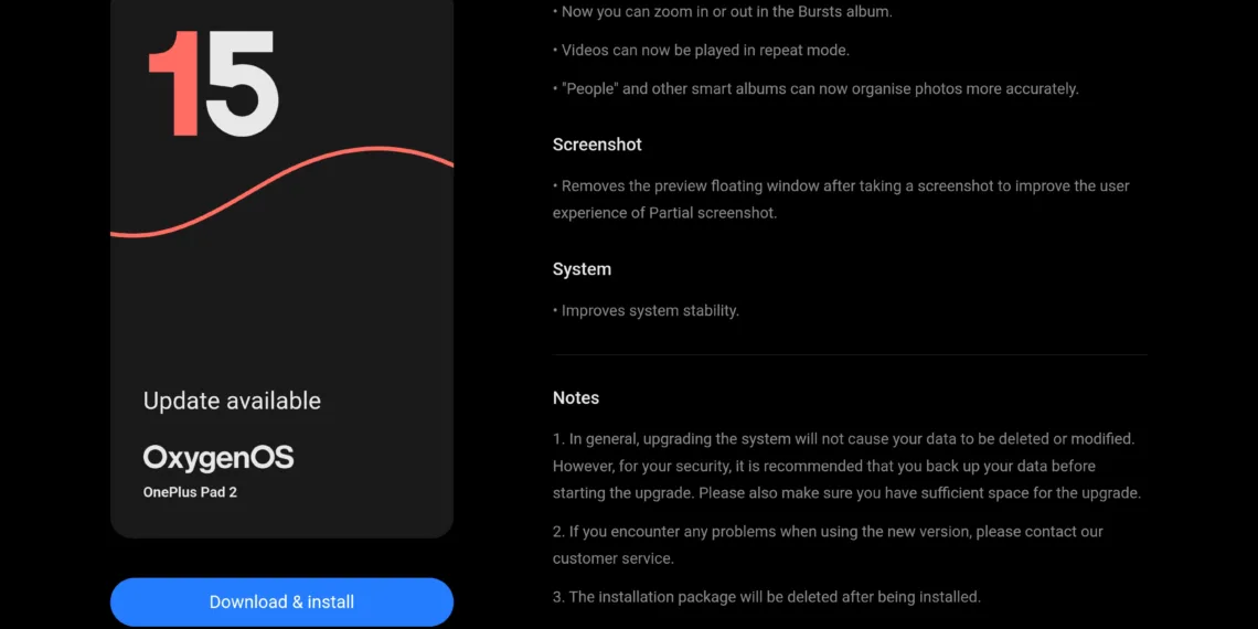 OnePlus Pad 2 Gets OxygenOS 15 Update: AI Reply & More!