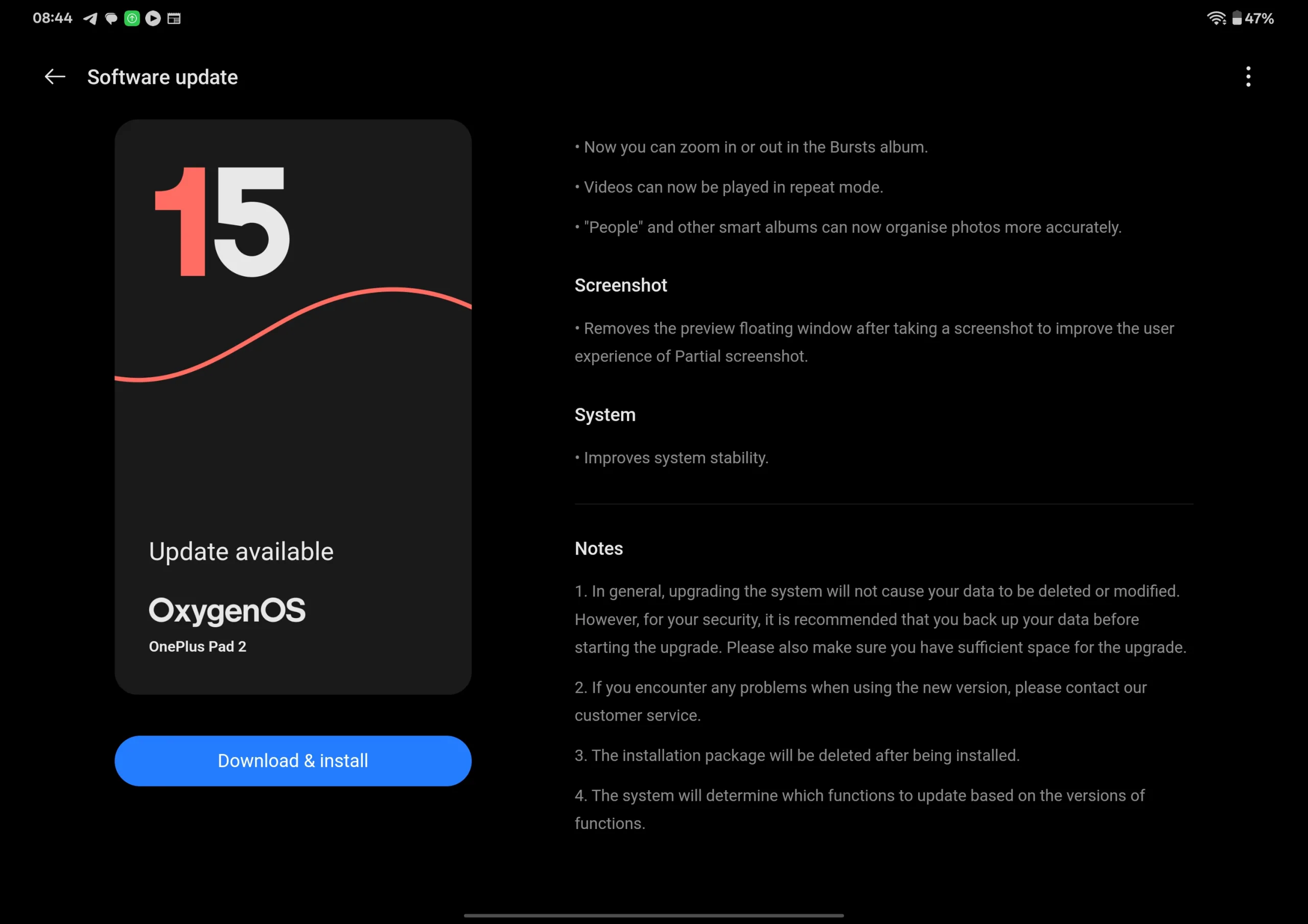 OnePlus Pad 2 Gets OxygenOS 15 Update: AI Reply & More!