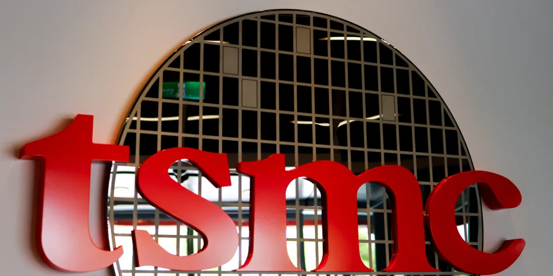 TSMC logo is seen at TSMC Museum of Innovation in Hsinchu, Taiwan May 29, 2024. REUTERS/Ann Wang/ File Photo