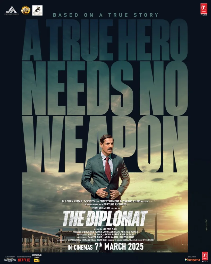 The Diplomat Release Date John Abraham Announces The Diplomat Release Date with Powerful Poster