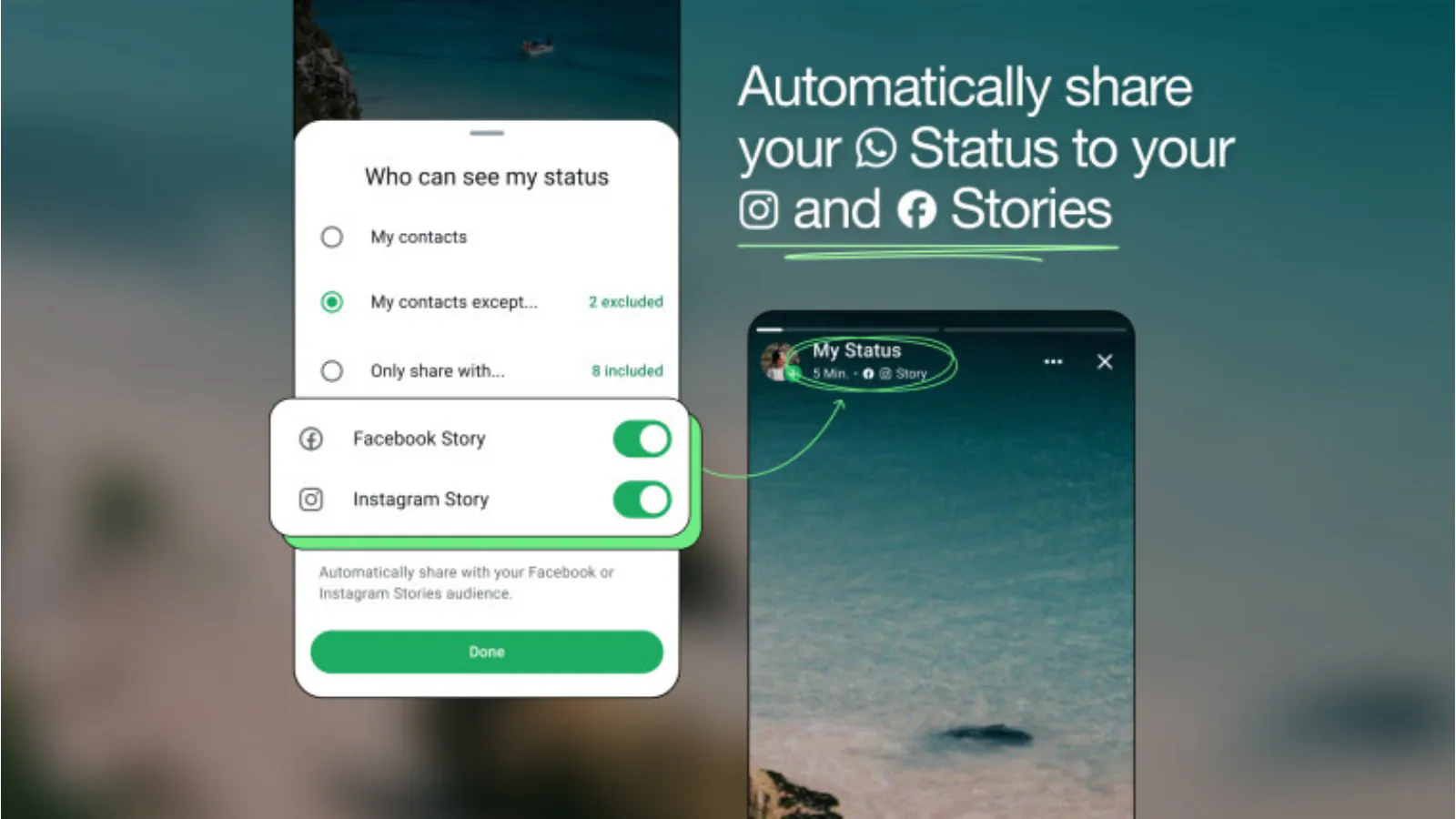 Share WhatsApp Status to Facebook and Instagram Stories Easily in 2025
