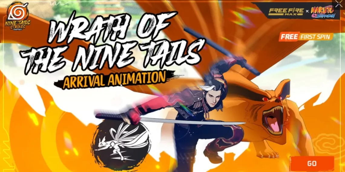 Wrath of the Nine Tails: How to Unlock the Arrival Animation in Free Fire?