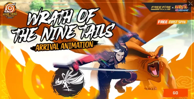 Wrath of the Nine Tails: How to Unlock the Arrival Animation in Free Fire?
