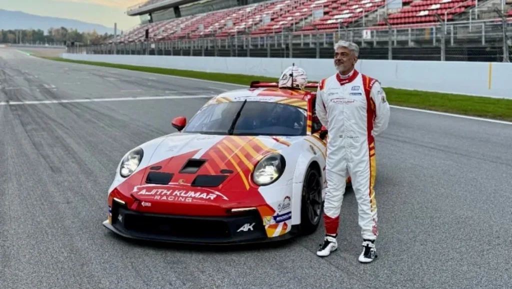 ajith 3 Ajith Kumar Escapes Unharmed in Dubai Racing Practice Accident