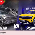 Auto Expo 2025: Tata Sierra vs. Safari – Design Showdown