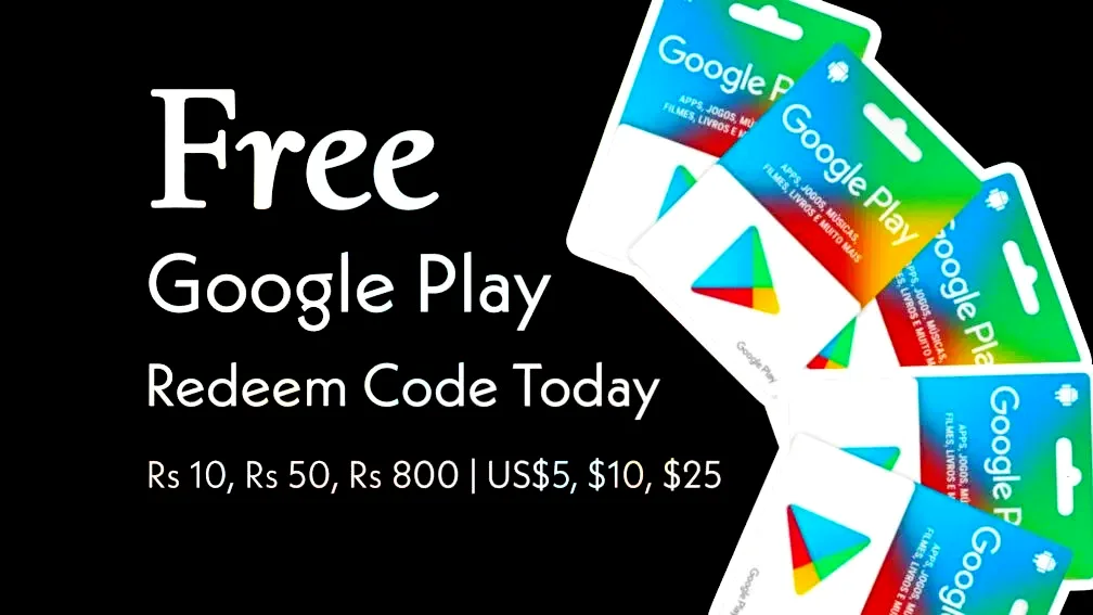 Google Play Store Redeem Codes 2025