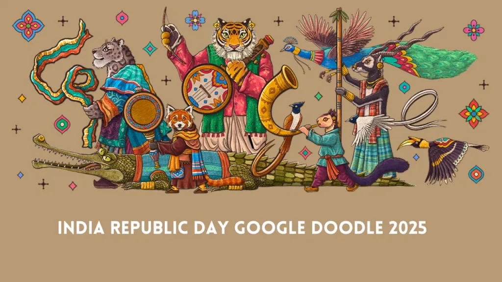 Republic Day 2025: Google’s Vibrant Doodle Showcases “Swarnim Bharat: Virasat aur Vikas”
