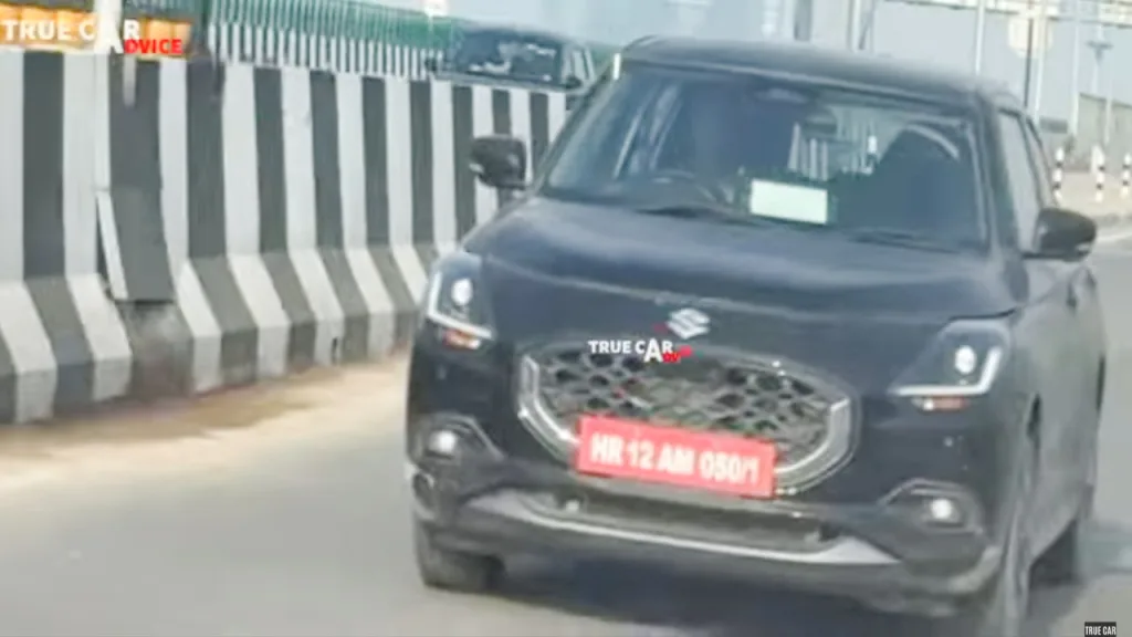 maruti swift adas in india Maruti Swift Hybrid 2025 with ADAS Spotted Testing in India