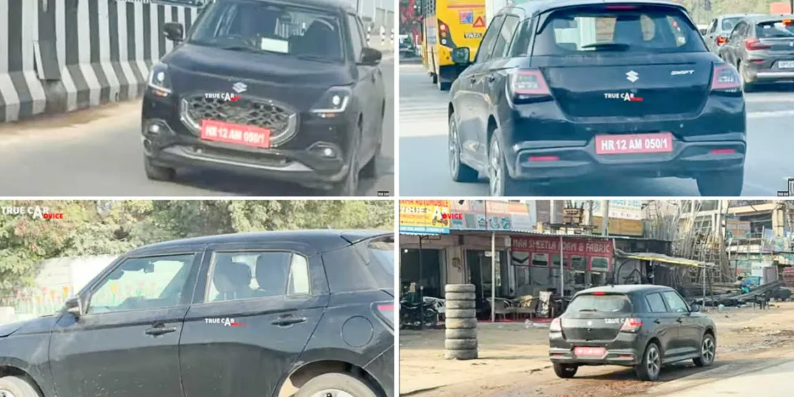 Maruti Swift Hybrid with ADAS Spotted Testing in India: A Step Towards Enhanced Safety and Efficiency
