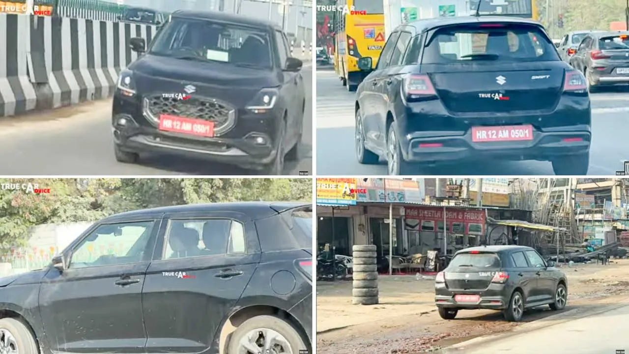 Maruti Swift Hybrid 2025 with ADAS Spotted Testing in India