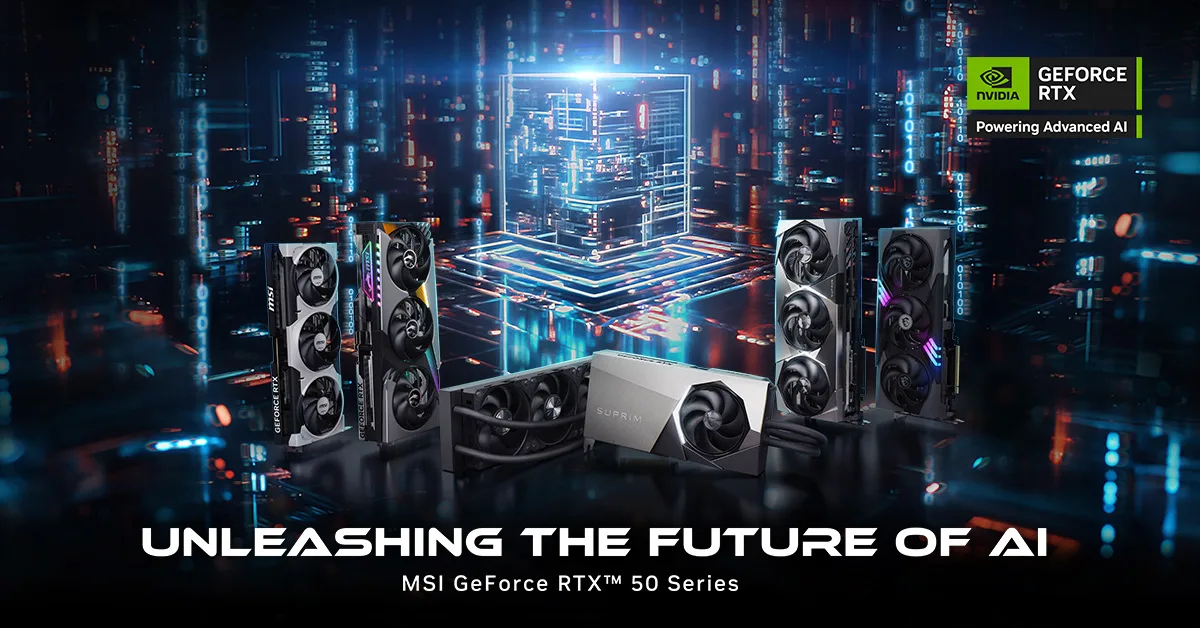 MSI Unveils GeForce RTX 50 Series: Redefining Graphics Performance