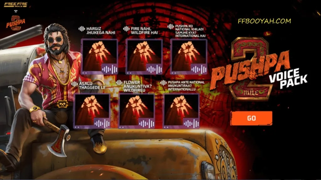 Pushpa Raj Bundle in Free Fire