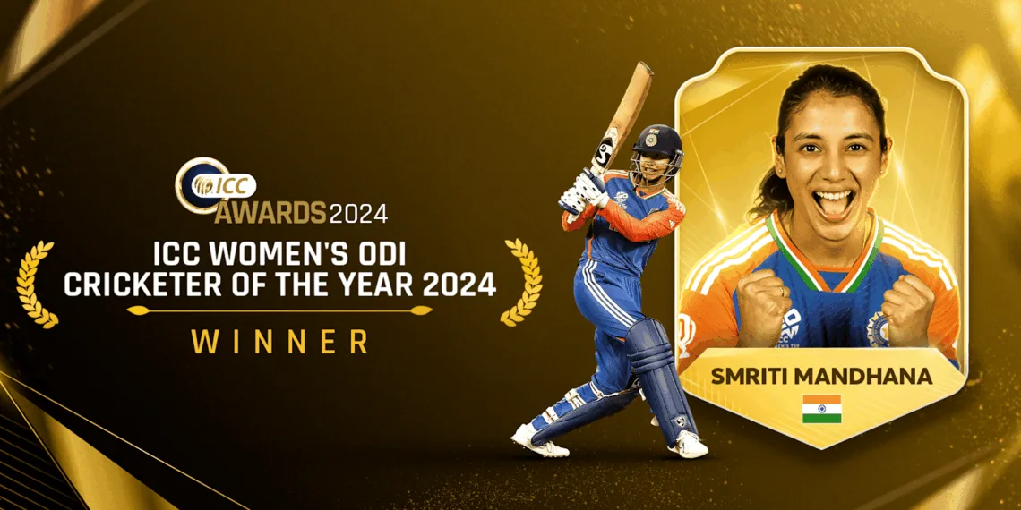 Smriti Mandhana Wins ODI Cricketer of the Year Again!