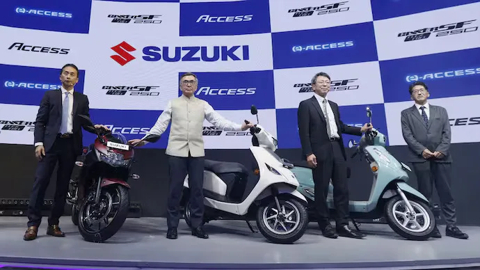 suzuki motorcycle india Suzuki Launches Flex-Fuel Versions of Access and Gixxer SF 250 in India