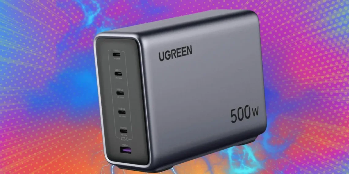 Ugreen Unveils World’s First 500W Charger at CES 2025