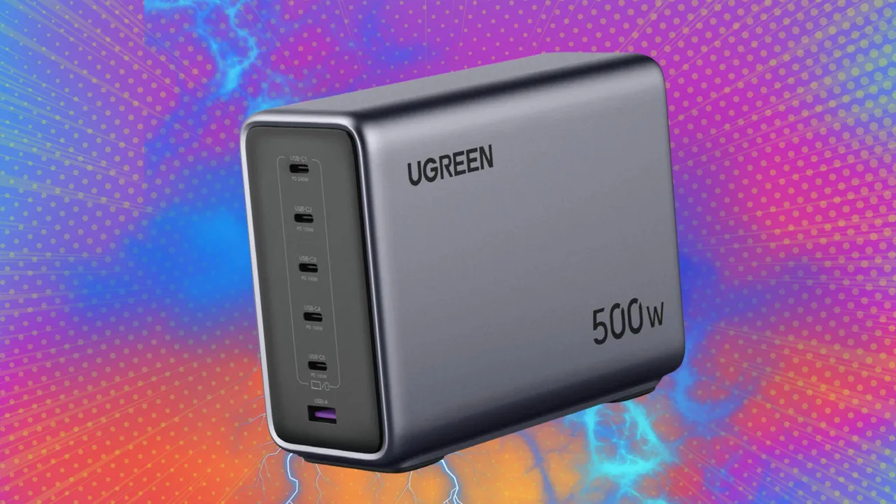 Ugreen Unveils World’s First 500W Charger at CES 2025