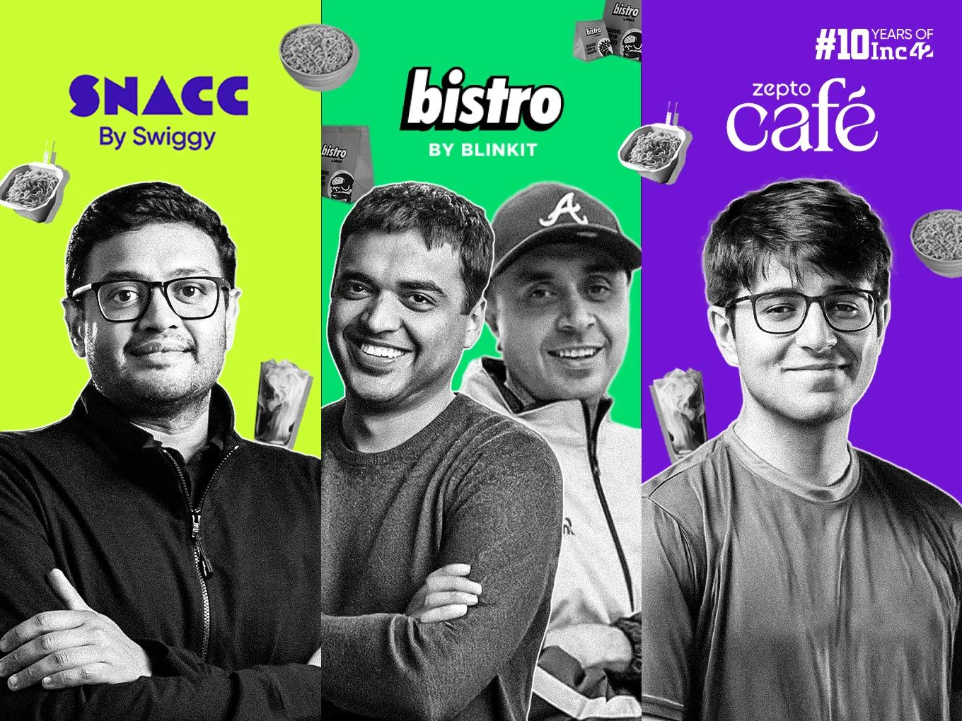 Zepto Cafe vs Zomato Bistro vs Swiggy Snacc in 2025