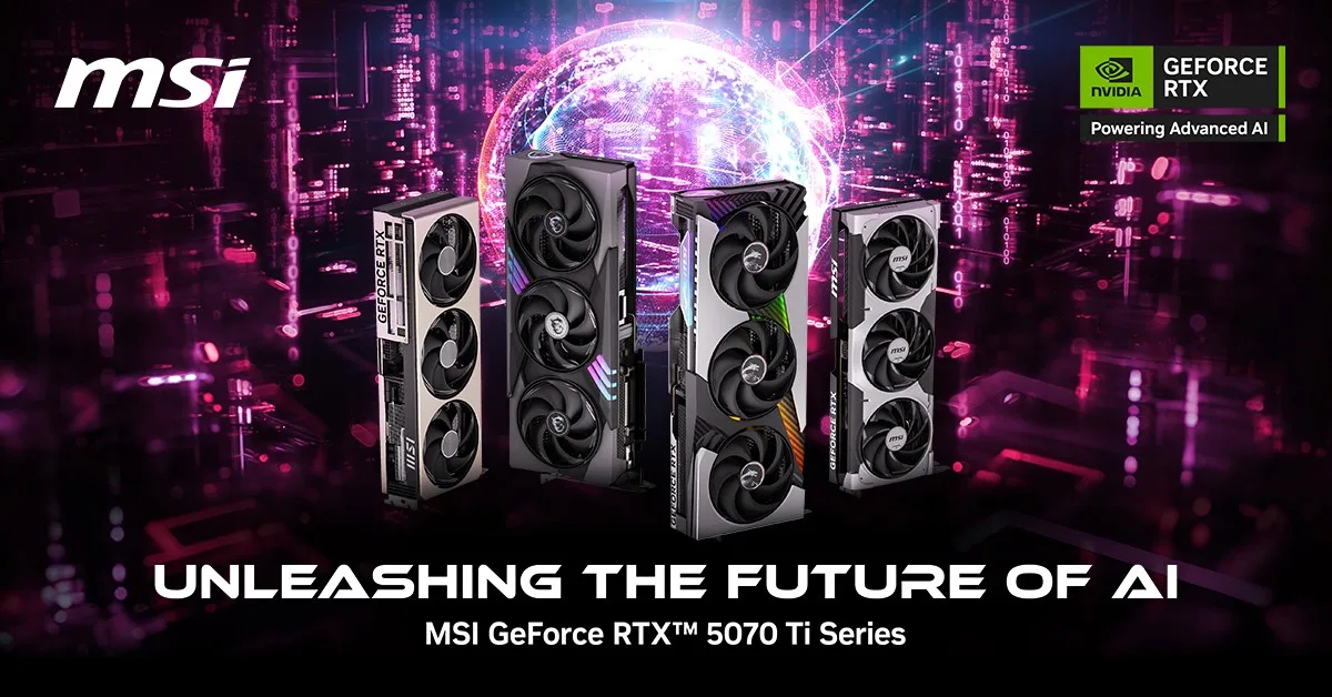 MSI GeForce RTX 5070 Ti: Unleashing the Future of Gaming and Creativity