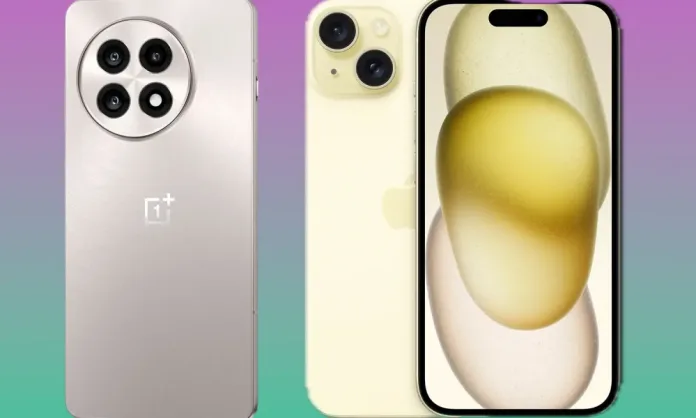 13r vs 15 OnePlus 13R vs. iPhone 15