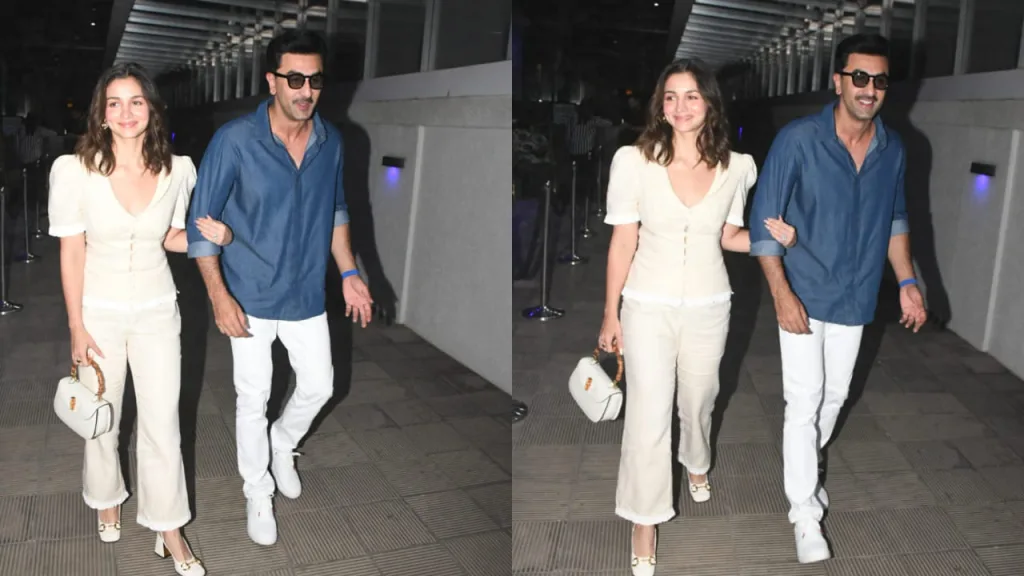 Alia Bhatt Alia Bhatt with Ranbir Kapoor Steal the Show: SLB's B'day Bash Fashion Frenzy!