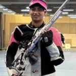 Ashi Chouksey Sets National Record with 598 at 50M Rifle 3P