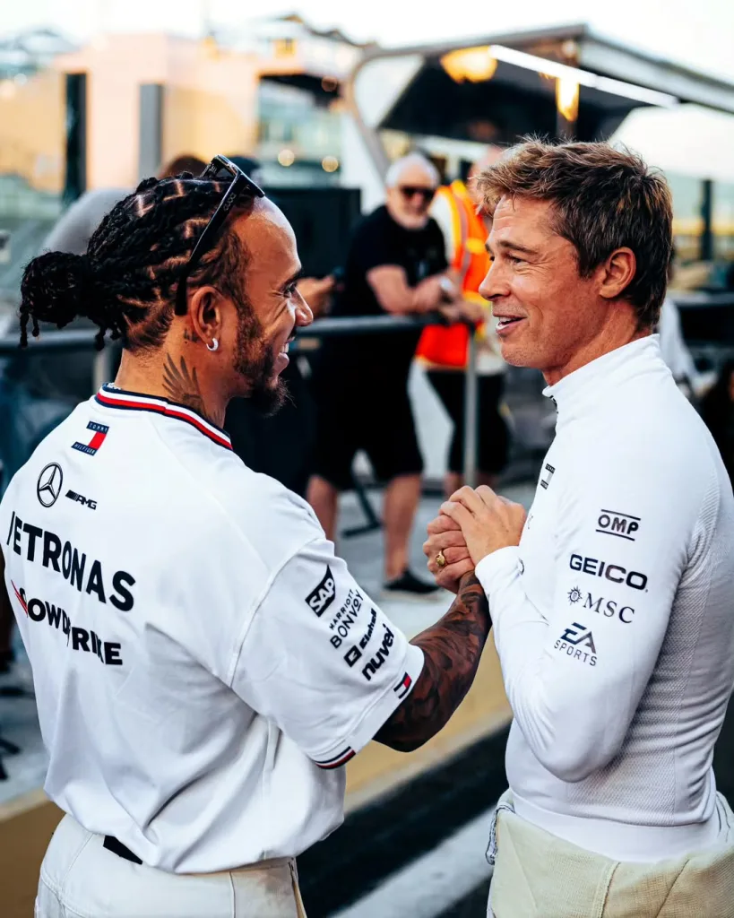 Brad Pitt and Lewis Hamilton Brad Pitt’s ‘F1’ Teaser Roars Onto Screens Ahead of Super Bowl