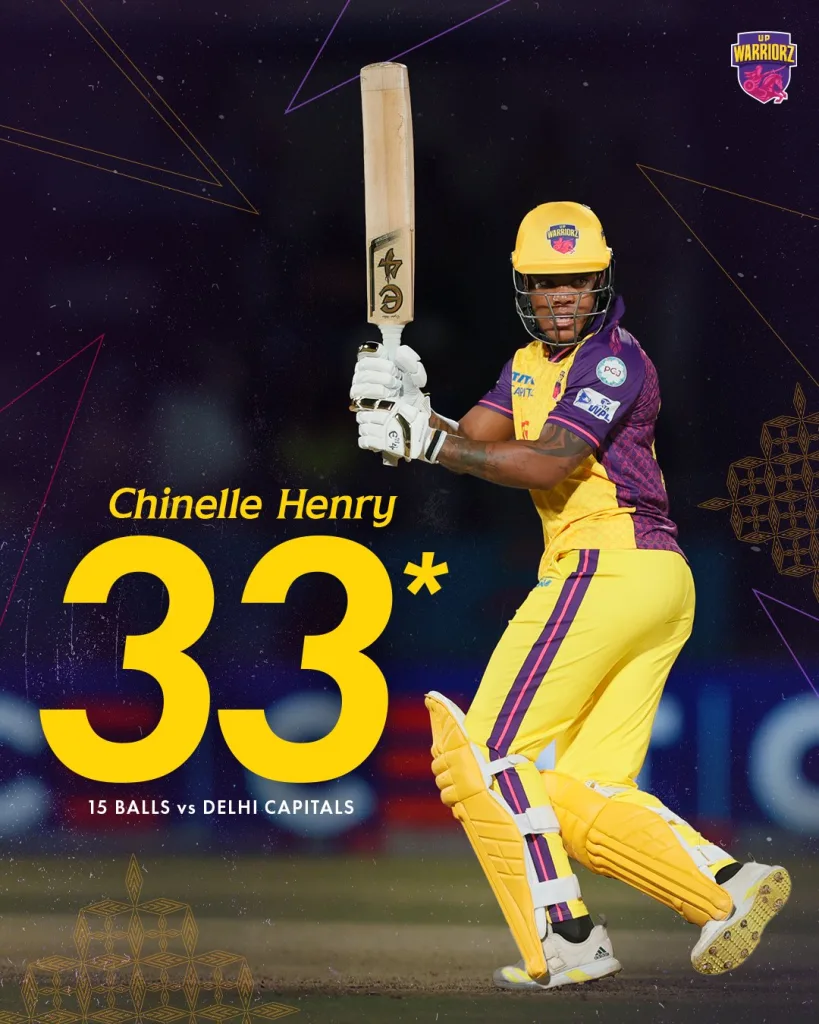 Chinelle Henry WPL 2025: Delhi Capitals Edge UP Warriorz as Sutherland, Kapp Deliver Under Pressure