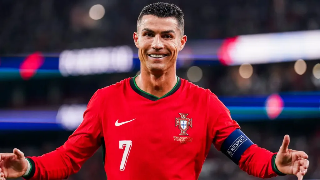 Cristiano Ronaldo Portugal 2024 4.jpg Top 5 football players quickest to reach 100 career goals in history