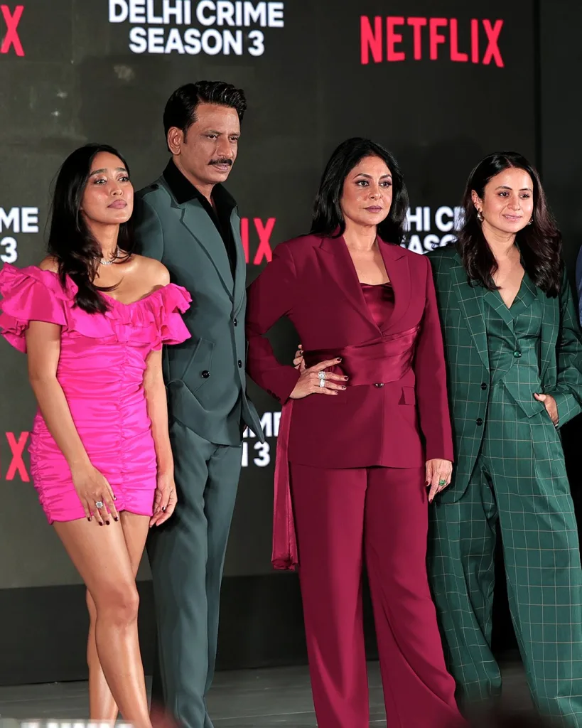 Delhi Crime Season 3 Cast Delhi Crime Season 3: Shefali Shah Returns as DIG Vartika to Tackle the Dark World of Human Trafficking