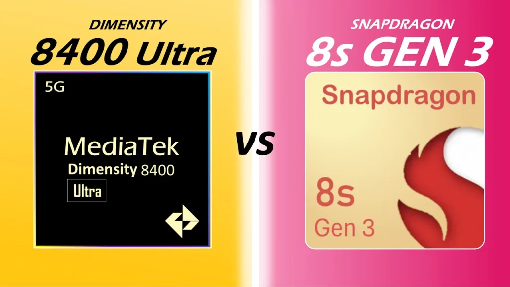 Dimensity 8400-Ultra vs Snapdragon 8s Gen 3