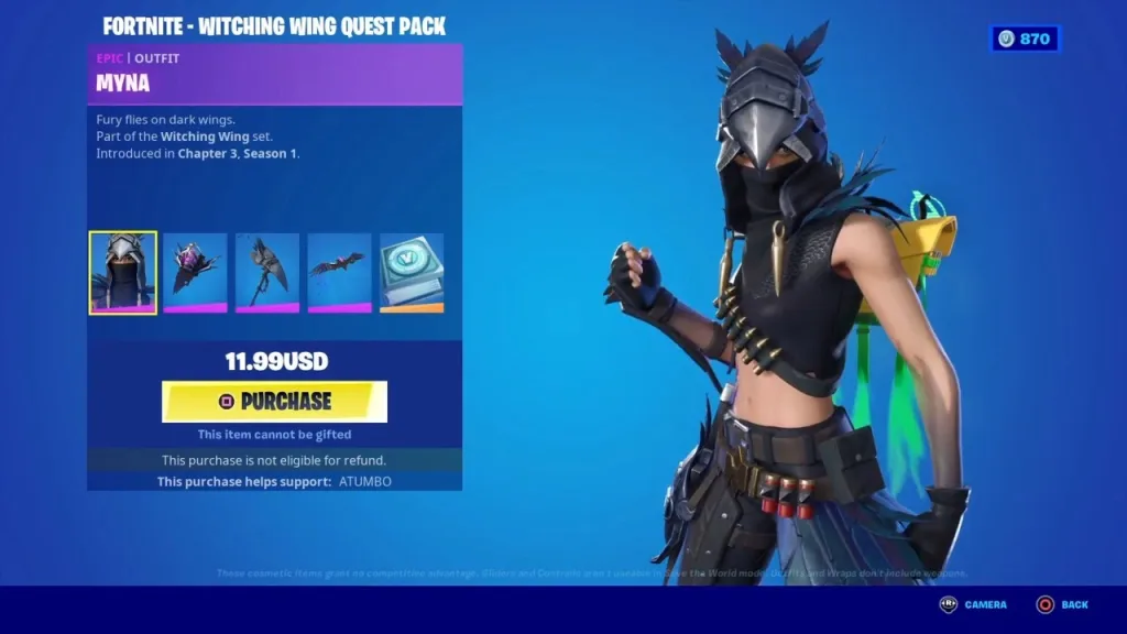 Fortw 3 Fortnite Item Shop Leak : The Witching Wing Quest Pack Returns!