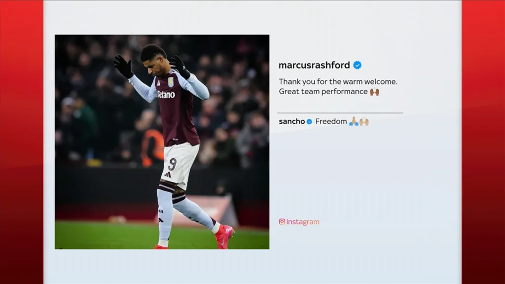 Jadon Sanchos Instagram Comment for Rashford Sparks Manchester United Fan Outrage Jadon Sancho’s Instagram Comment for Rashford Sparks Manchester United Fan Outrage