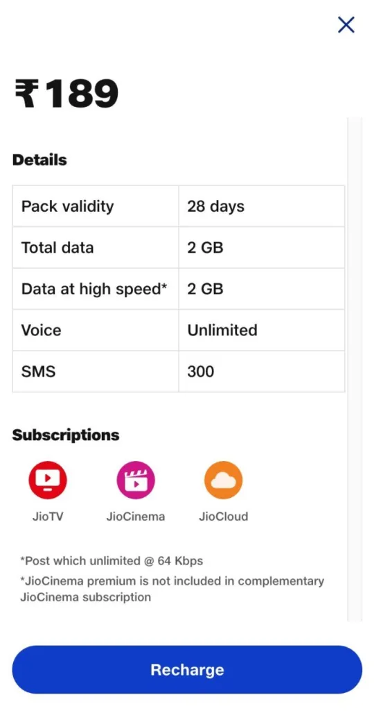 Jio Rs 189 Jio Rs 189 Plan Returns, Rs 448 Plan Gets a Price Cut – Here’s What’s New!