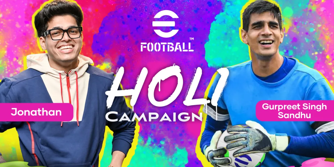 eFootball™ Meets Holi: KONAMI's Epic Celebration of Football, Gaming, and Color!