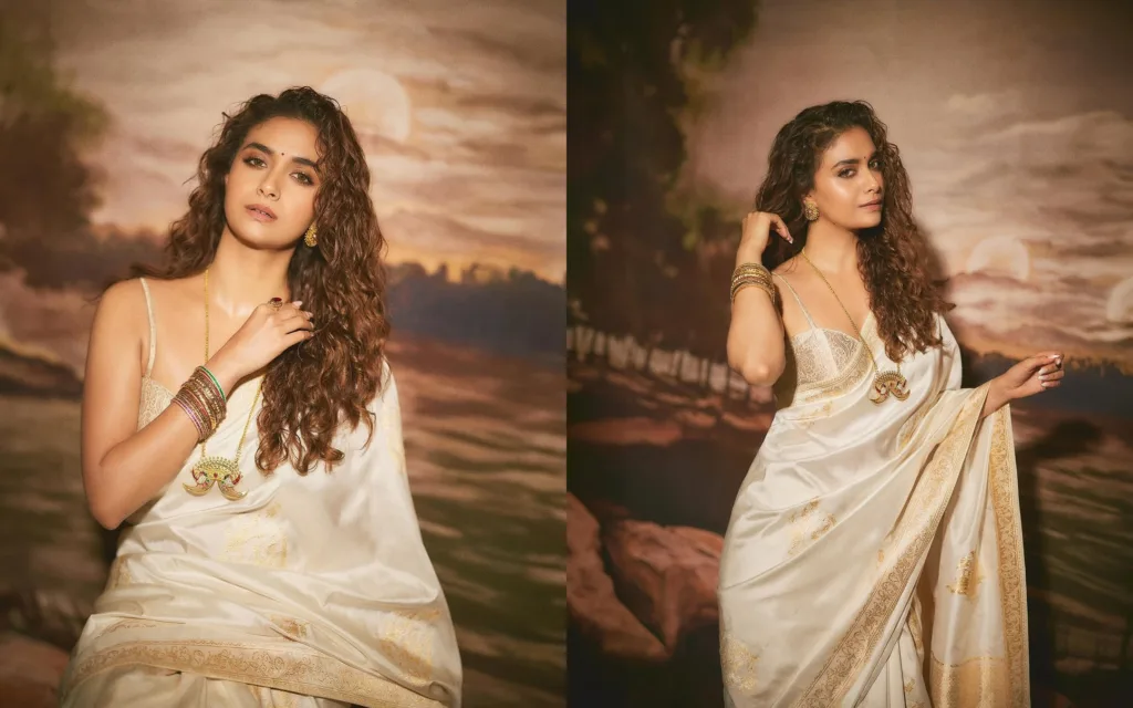 Keerthy Suresh in Ivory Silk Saree: Why This Timeless Look Is Perfect for Every Occasion