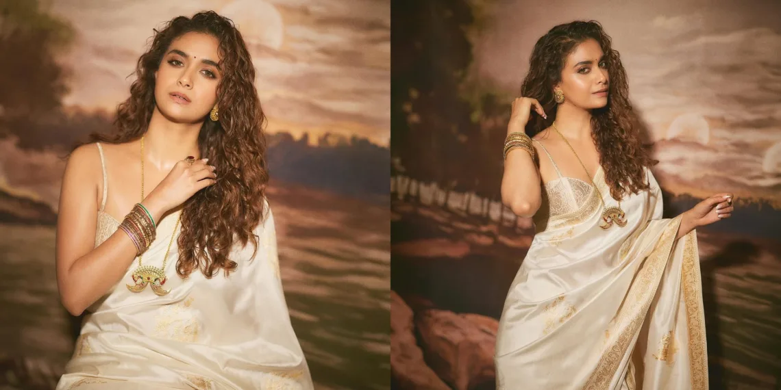 Keerthy Suresh in Ivory Silk Saree: Why This Timeless Look Is Perfect for Every Occasion