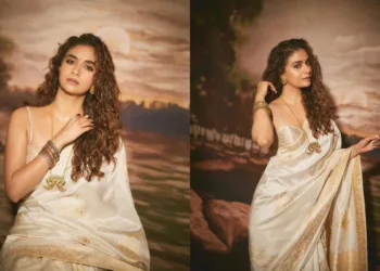 Keerthy Suresh in Ivory Silk Saree: Why This Timeless Look Is Perfect for Every Occasion