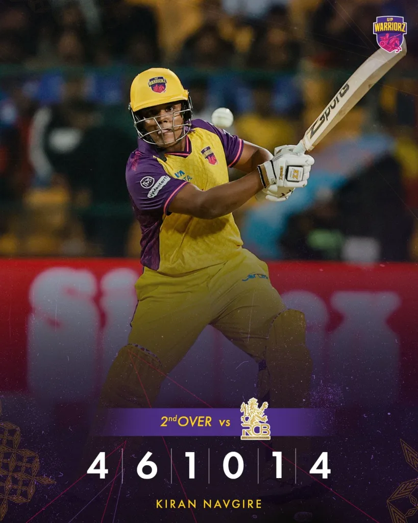 Kiran Navgire 2 WPL 2025: Ecclestone's All-round Brilliance Stuns RCB and Chinnaswamy in Thrilling Super Over Victory For Warriorz