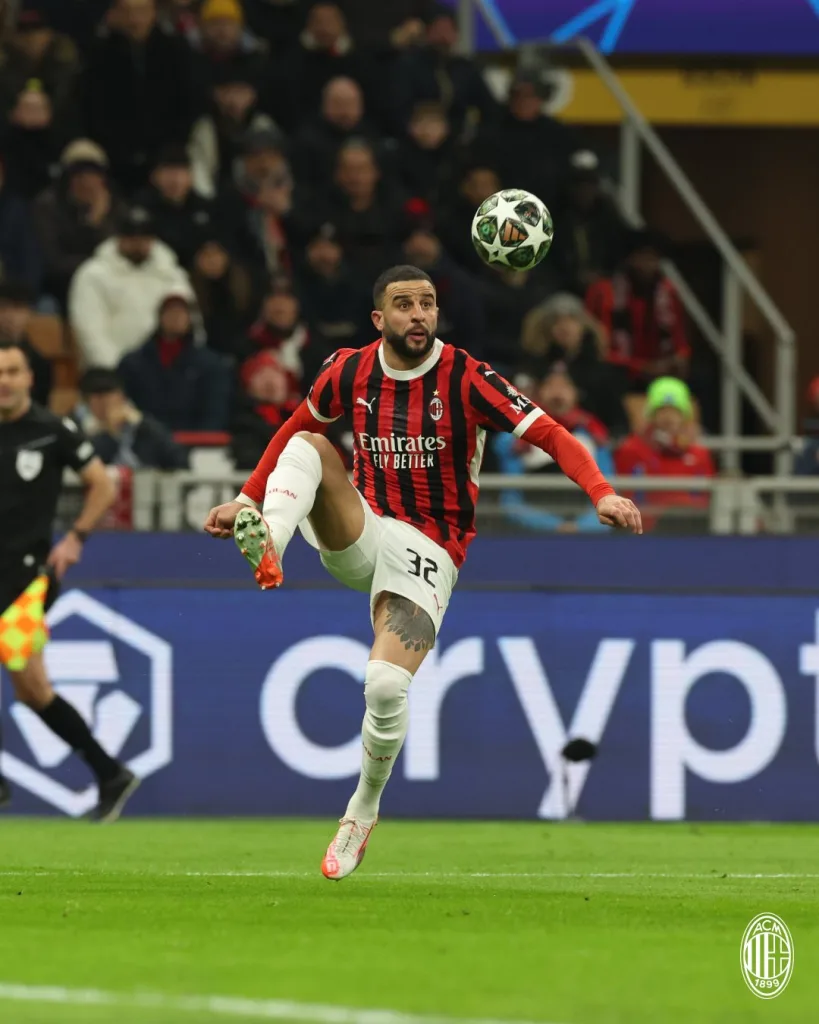 Kyle Walker UEFA Champions League 2024/25: Feyenoord Stun AC Milan to Secure Last 16 Spot with Dramatic Draw