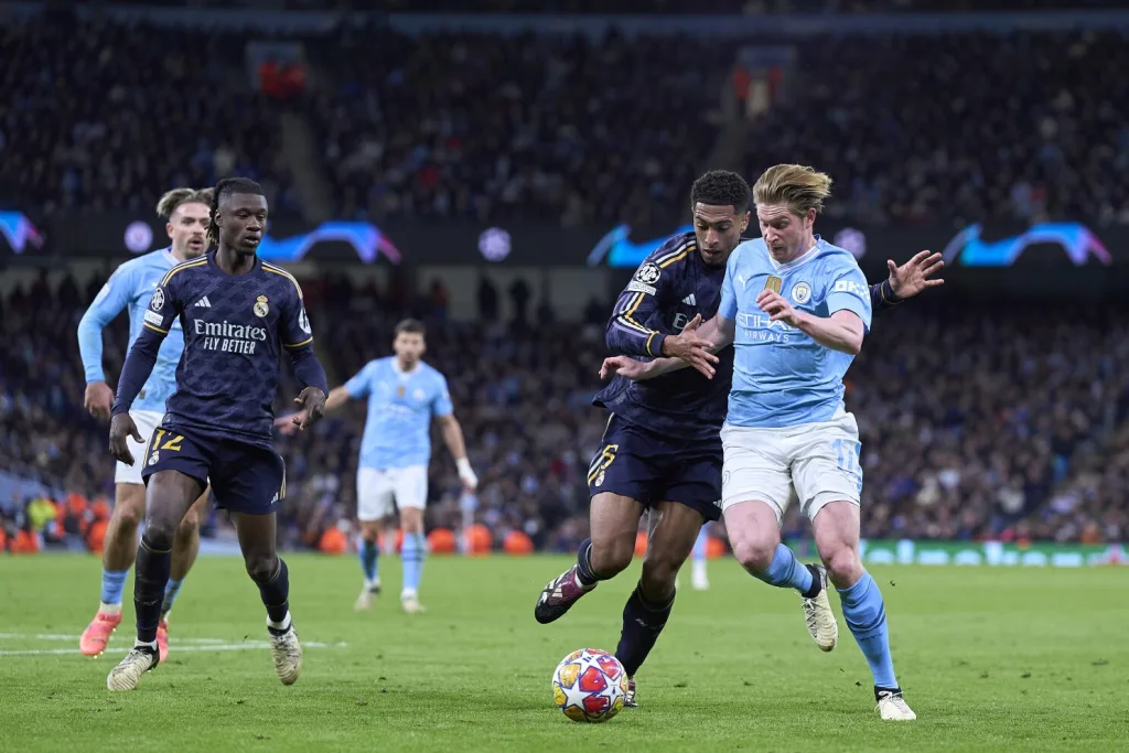 Manchester City vs Real Madrid 1 1 Manchester City vs Real Madrid: Lineup and how to watch the UEFA Champions League playoff first leg match LIVE in India?