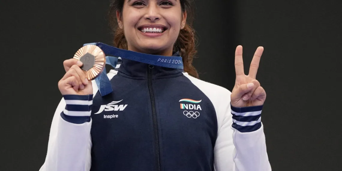Double Olympic Medalist Manu Bhaker signs with Cornerstone Sport