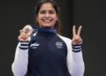 Double Olympic Medalist Manu Bhaker signs with Cornerstone Sport