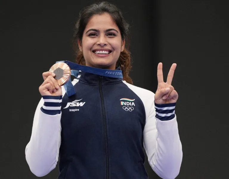 Double Olympic Medalist Manu Bhaker signs with Cornerstone Sport