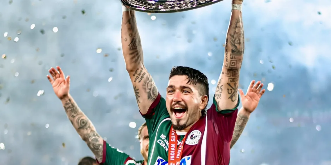 ISL 2024-25: Mohun Bagan wins second successive ISL Shield after Dimitrios Petratos' injury-time goal
