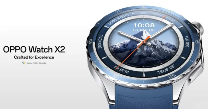 OPPO-Watch-X2 OPPO Watch X2 Launched: Premium Smartwatch with AMOLED Display, Military-Grade Durability & Advanced Health Tracking
