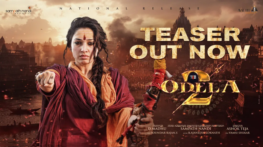 Odela 2 Teaser: Tamannaah Bhatia Embodies a Sadhvi Battling Dark Forces in Supernatural Thriller Unveiled at Mahakumbh