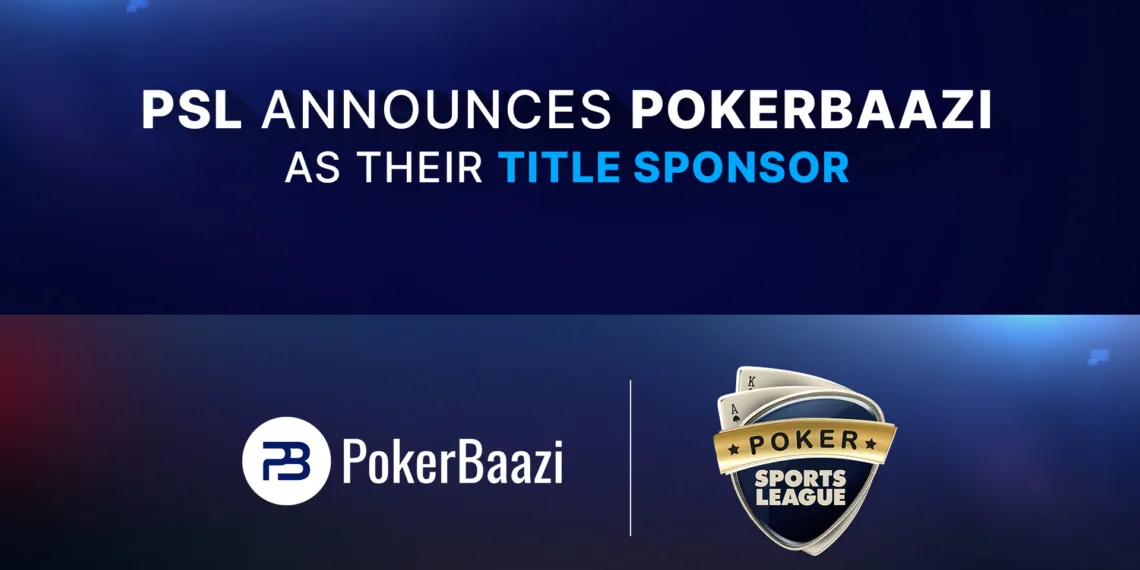 Poker Sports League Announces PokerBaazi As Its Title Sponsor