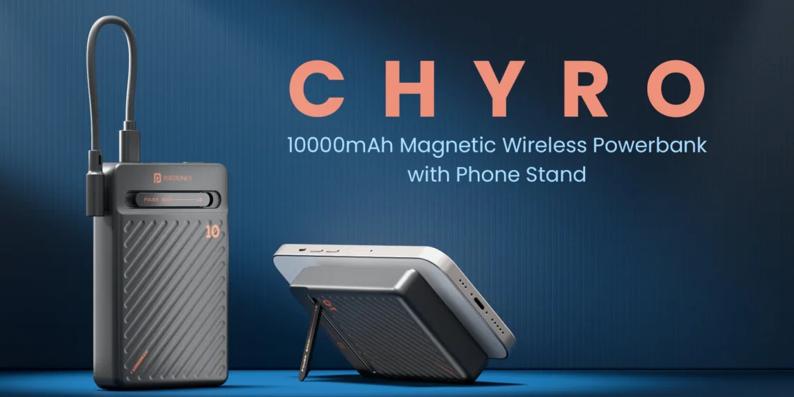 Portronics Chyro: The Ultimate Magnetic Wireless Powerbank for 2025