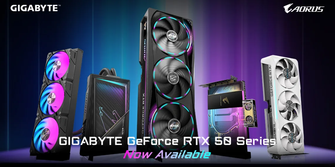 GIGABYTE RTX 50 Series Graphics Cards Now Available: All We Know